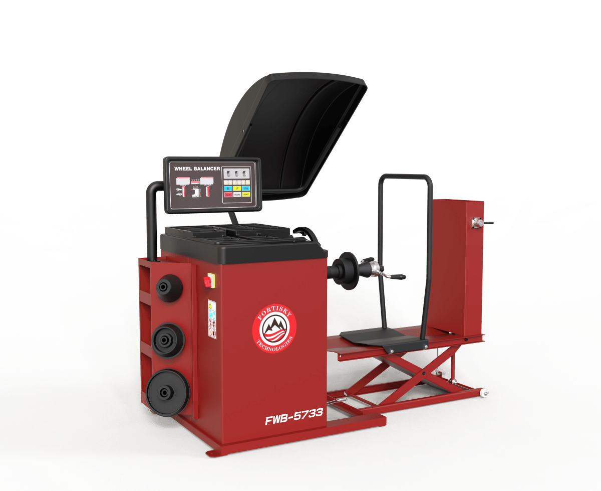 Fortisky 6700-5733 Combo Heavy-Duty Truck Tire Changer & Balancer w/ Lift Cart