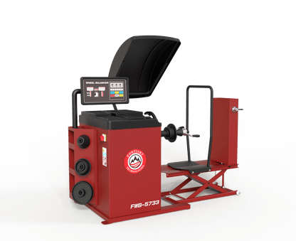 Fortisky 6700-5733 Combo Heavy-Duty Truck Tire Changer & Balancer w/ Lift Cart