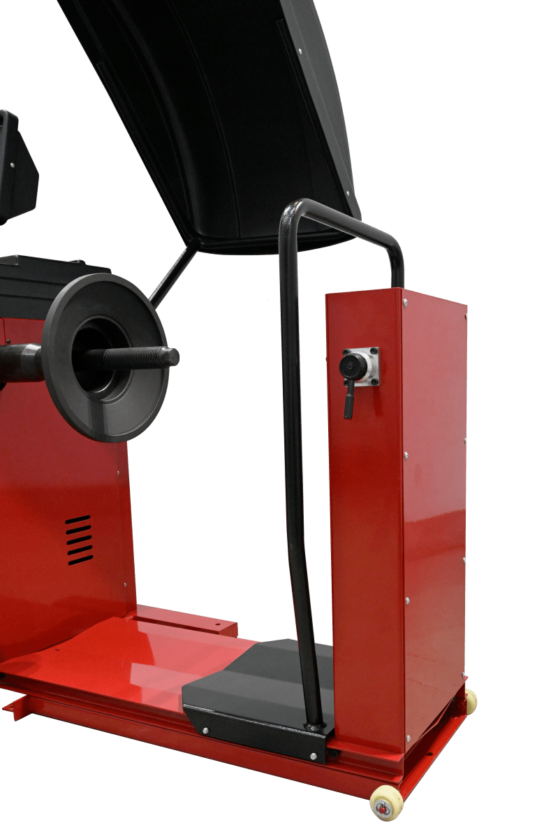 Fortisky FWB-5733 Heavy-Duty Truck Wheel Balancer 32" Rim w/ Tire Lift Cart