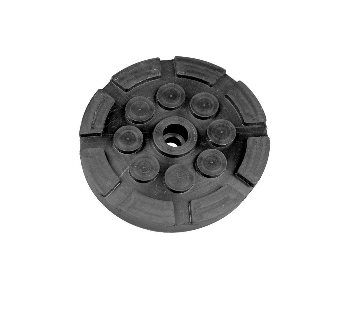 MT-RSR 6505-4 Rubber Arm Pad, Round, Center Bolt Hole (Pack of 4)