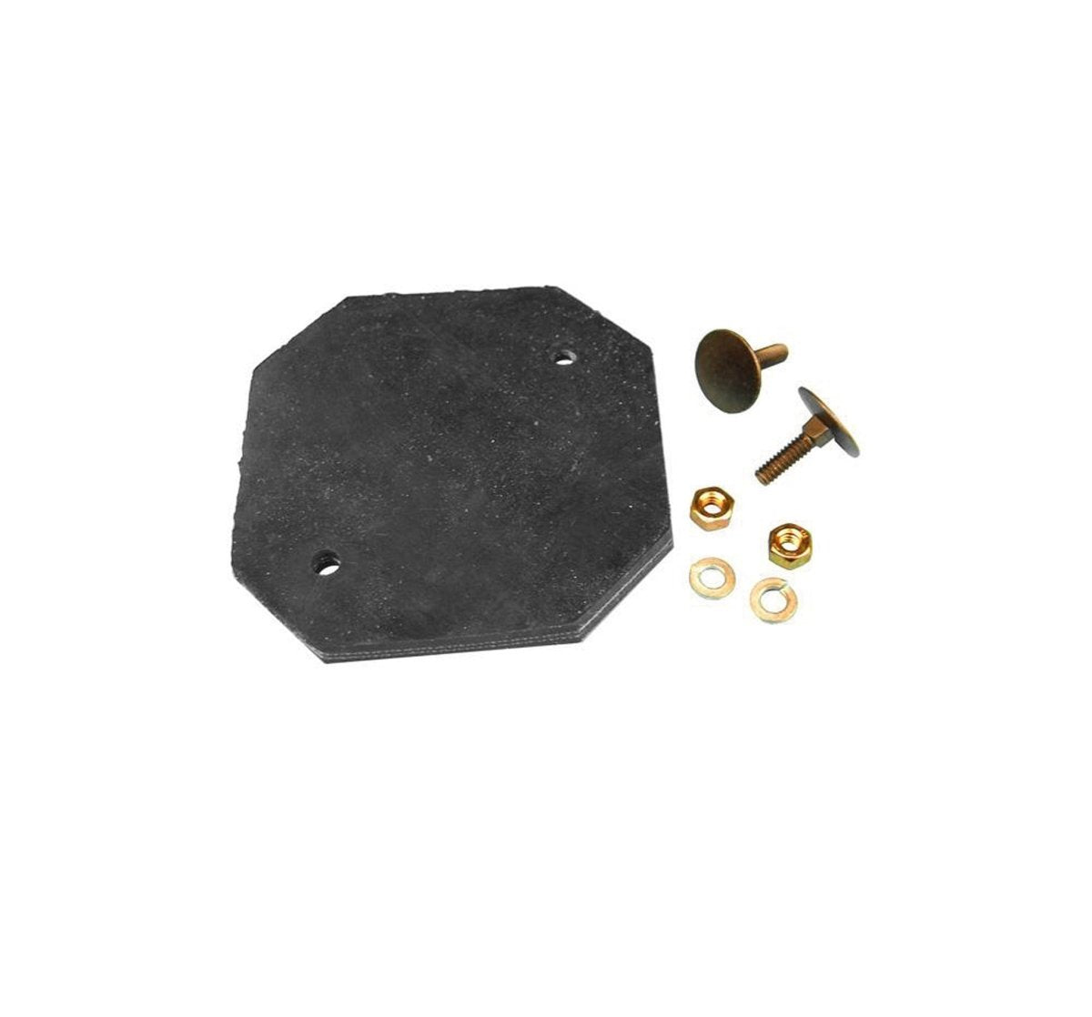 MT-RSR 6512-4 Rubber Arm Pad, 4 3/8" x 4 3/8" Hexagon (Pack of 4)