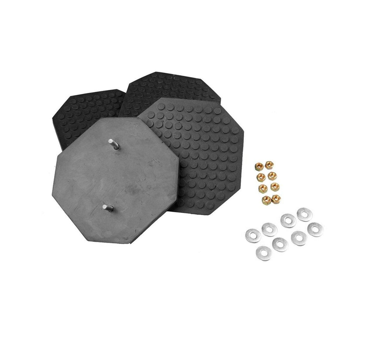 MT-RSR 6516-4 Rubber Arm Pad Set for Challenger & VBM Lifts, 6-1/8" x 6-1/8" (Pack of 4)