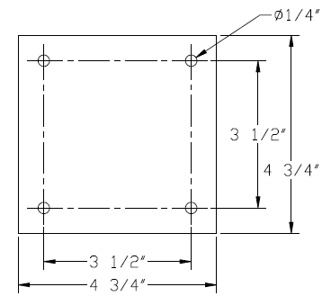MT-RSR 6521-4 Replacement Rubber Pad Kit w/ Hardware, Fits BendPak & Globe GV Lifts