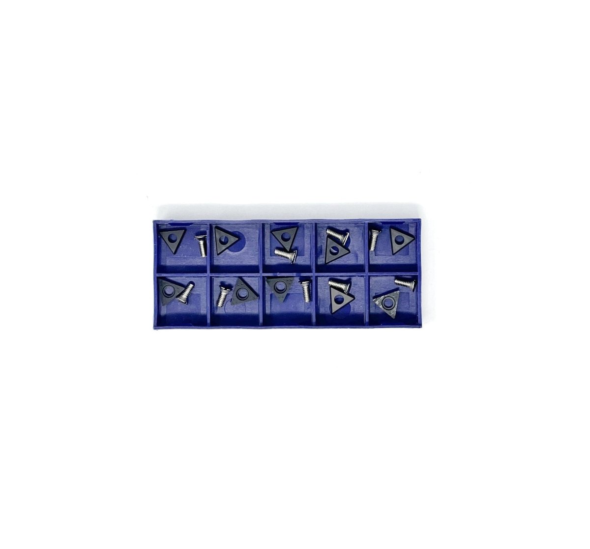 MT-RSR 6918 Positive Rake Coated Carbide Bit Insert, Pack of 10, Compatible with Ammco