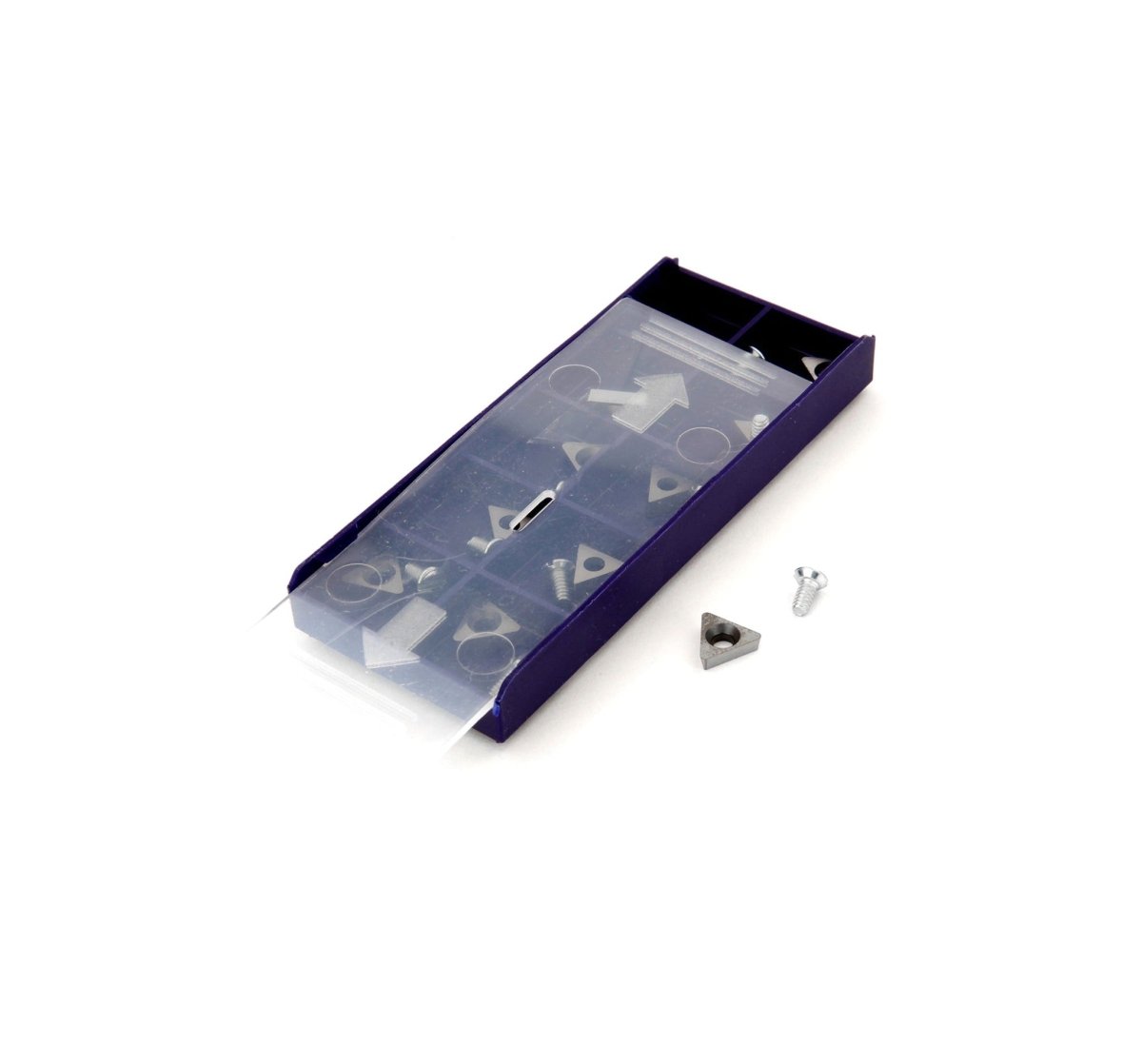 MT-RSR 6918 Positive Rake Coated Carbide Bit Insert, Pack of 10, Compatible with Ammco