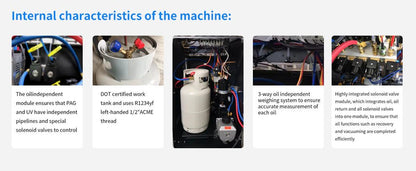 Katool AC1800 – AC Recovery Machine (R-134A/R-1234yf)