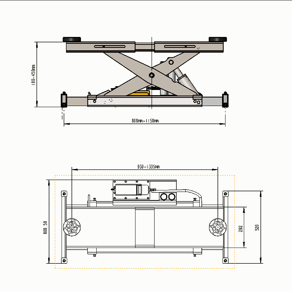 Katool KT-RJ70 – Rolling Jack (7,000 lb)