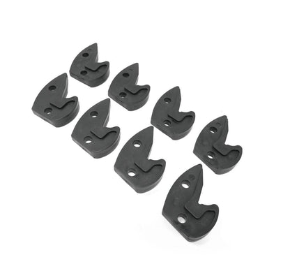MT-RSR 716108 Grip Max Coats Jaw Inserts, 8PK, Black, Rim Clamp Compatible