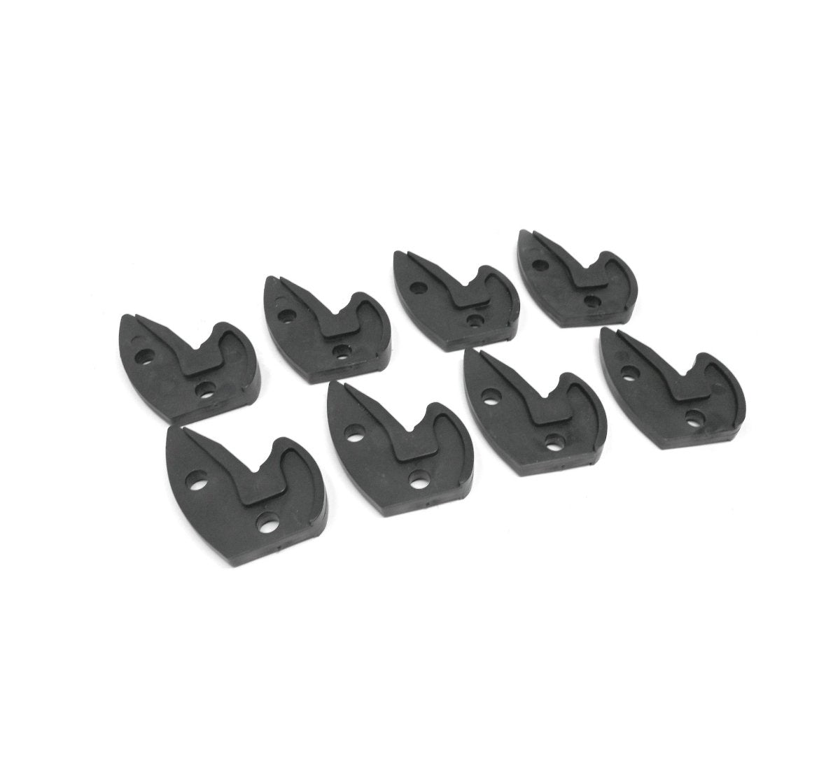 MT-RSR 716108 Grip Max Coats Jaw Inserts, 8PK, Black, Rim Clamp Compatible