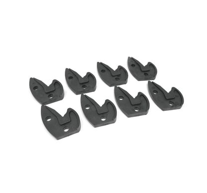 MT-RSR 716108 Grip Max Coats Jaw Inserts, 8PK, Black, Rim Clamp Compatible