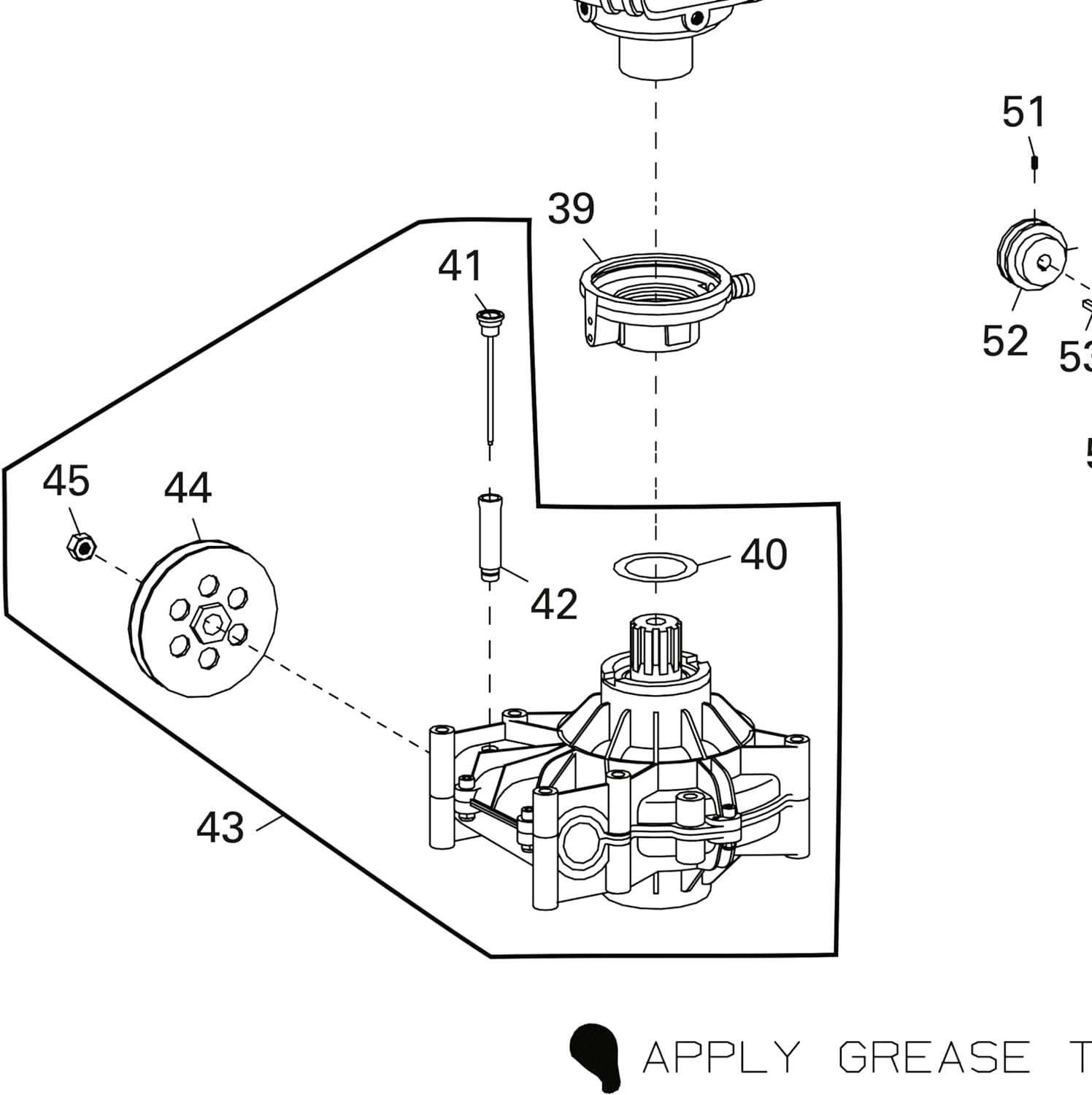 MT-RSR C-5608497 Tire Changer Transmission/Gearbox with Pulley, Fits Coats Rim Clamp Series