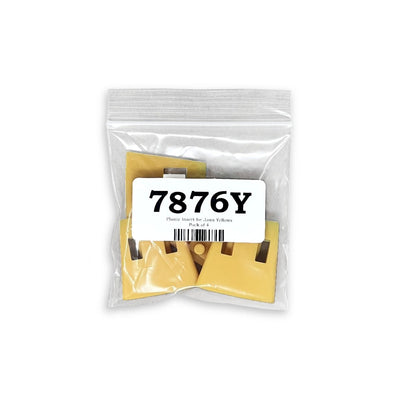 MT-RSR 7876Y Plastic Jaw Inserts, Yellow, Pack of 4