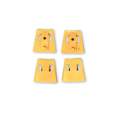 MT-RSR 7876Y Plastic Jaw Inserts, Yellow, Pack of 4