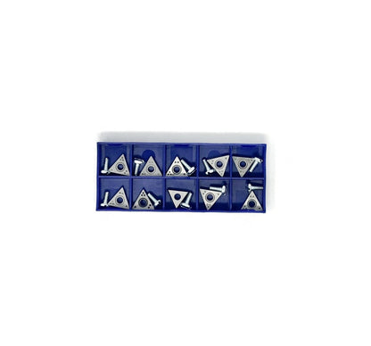 MT-RSR 7796 Positive Rack Inserts, for Accu-Turn Brake Lathes, 10-Pack, Carbide