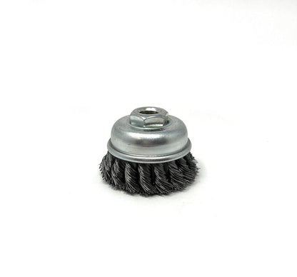 MT-RSR 79220 3" Knot Wire Cup Brush, Extra-Coarse, 12,500 RPM