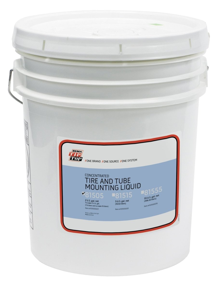 REMA REM-81505 Tire Mounting Lube, Blue Tacky Liquid, 2 Gal in 5 Gal Bucket