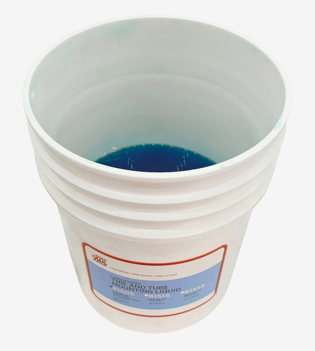 REMA REM-81505 Tire Mounting Lube, Blue Tacky Liquid, 2 Gal in 5 Gal Bucket