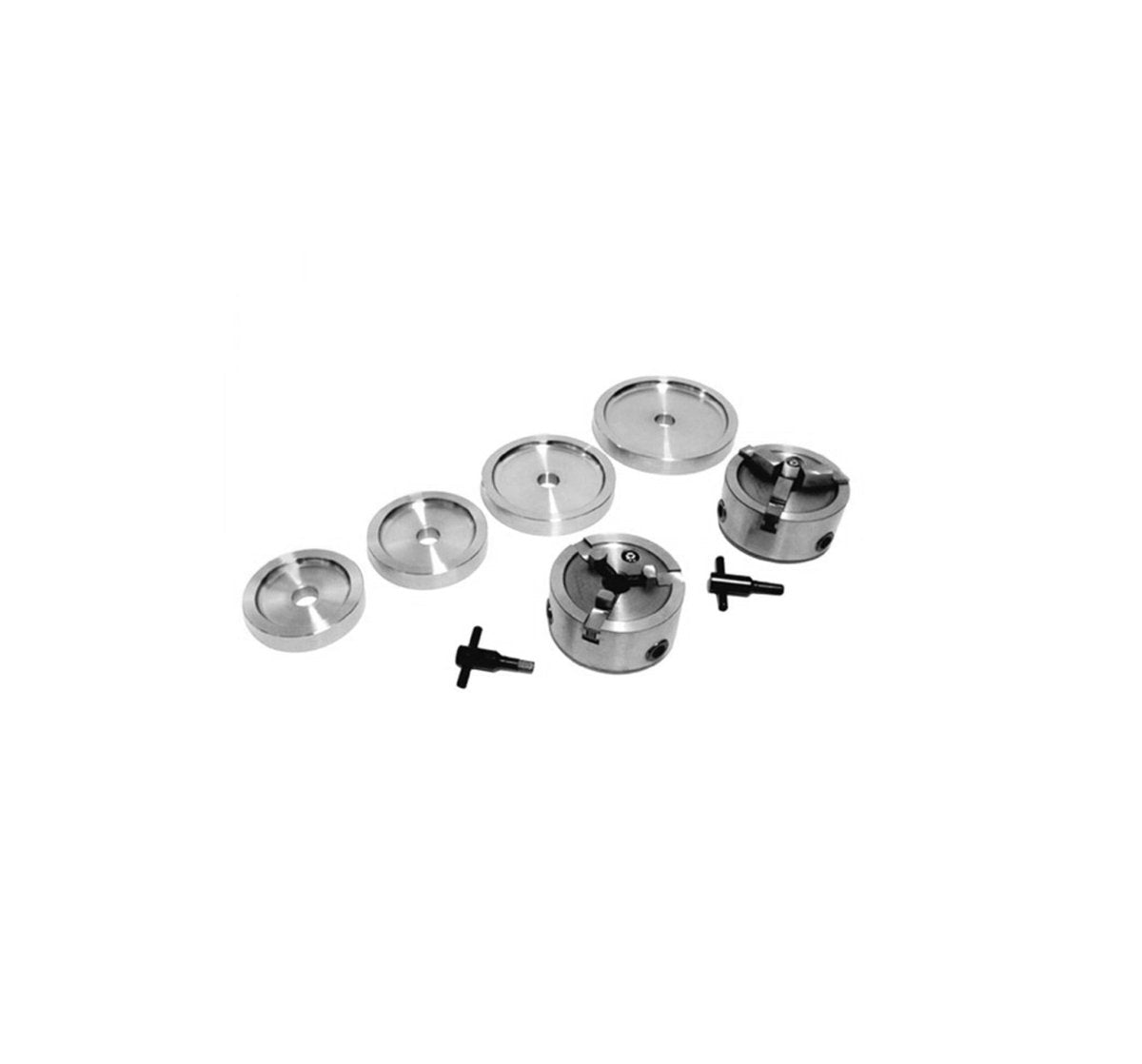 MT-RSR 8240 Twin Chuck Kit, For Brake Lathes (2 Chucks, 4 Backing Plates)
