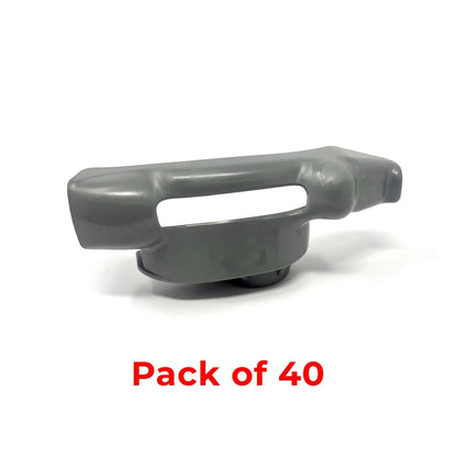 MT-RSR 84426USA-40 High Spoke M/D Head, Low Profile, Coats-Compatible, USA Made (40-Pack, Gray)