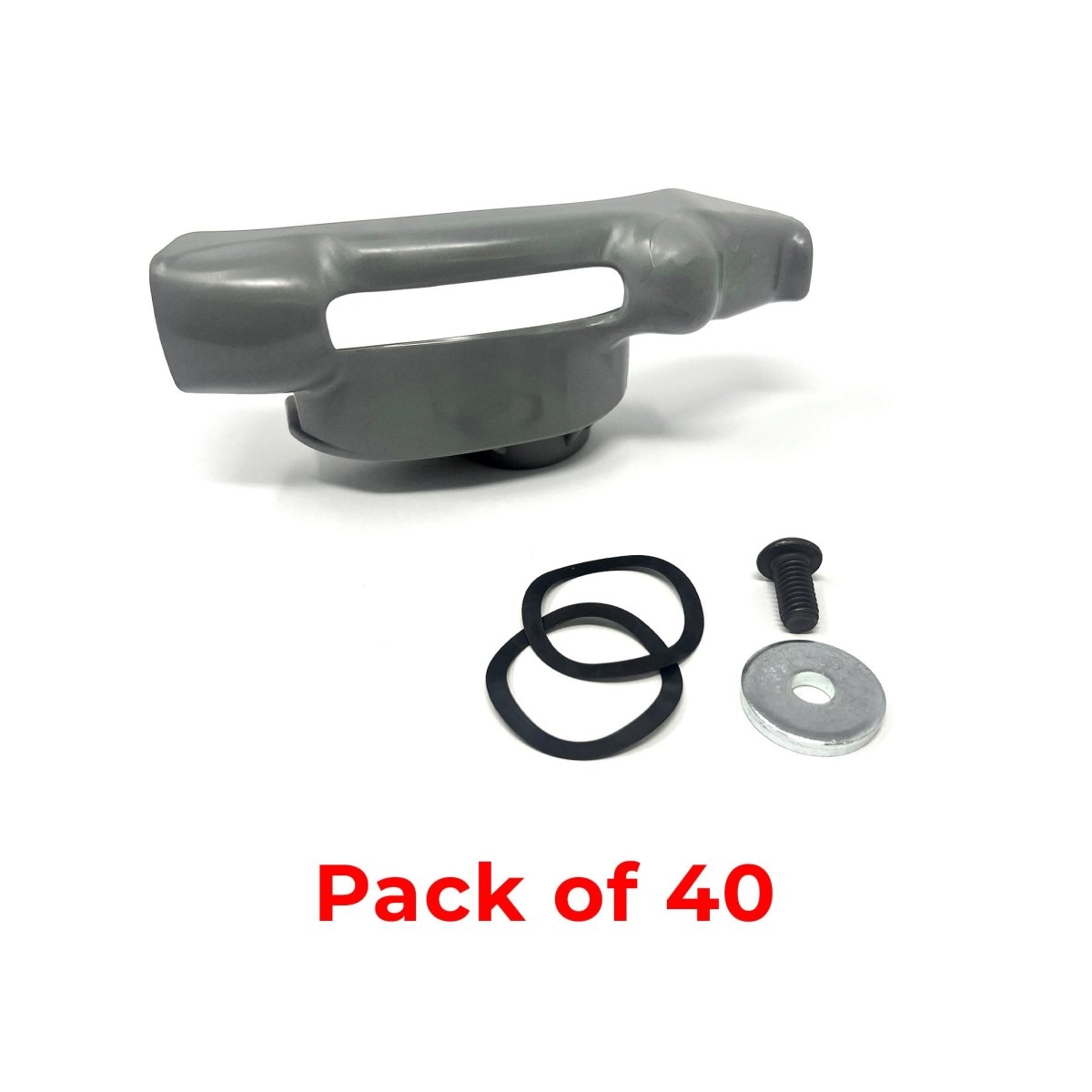 MT-RSR 84432USA-40 High Spoke M/D Head, Low Profile, Fits Coats Tire Changers, Gray (40 Pack, USA Made)