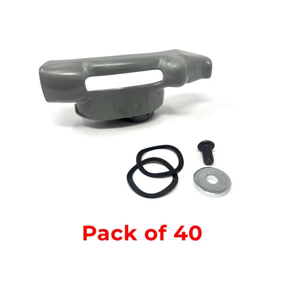 MT-RSR 84432USA-40 High Spoke M/D Head, Low Profile, Fits Coats Tire Changers, Gray (40 Pack, USA Made)