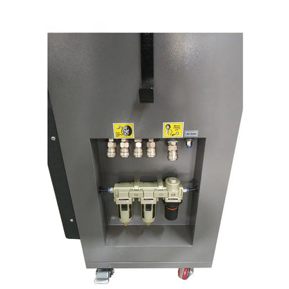 Rear view of Katool KT-N80 showing power ports and air hose connections