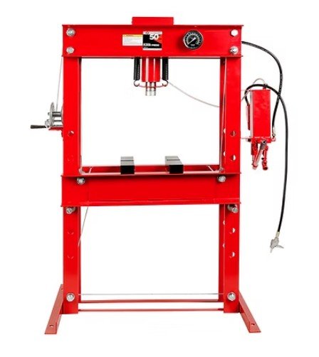 AFF 837 50 Ton Heavy Duty Air Hydraulic Shop Press