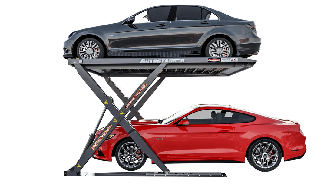 Autostacker | A6W-OPT1-G | Platform Parking Lift | 6,000 lb Capacity EXTRA WIDE