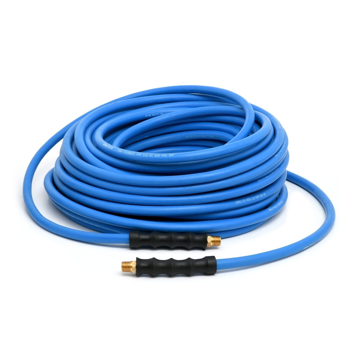 BLU-BIRD BB3850 Premium Air Hose, 3/8" x 50', 3/8" MPT with 1/4" Reducer, 300 PSI