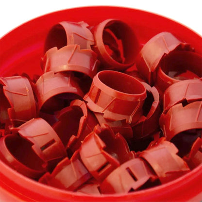 COUNTERACT CA-WCSC 100-Piece Wheel Centering Sleeve Bucket, 22mm for Hub-Piloted Wheels