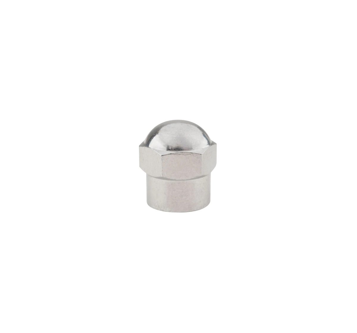 MT-RSR CAP-493C Chromed Plastic Tire Valve Cap, 100/Box
