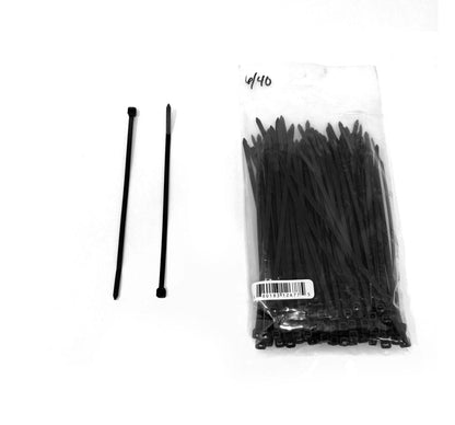 MT-RSR CTBL6 Black Cable Tie, 6", 40 lb Capacity