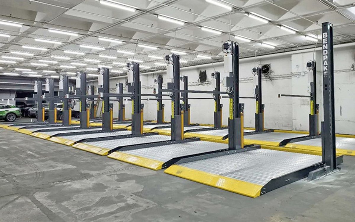 BendPak PL-6000DCX Two-Post Parking Lift - 6,000 lb - Wide Shared Columns