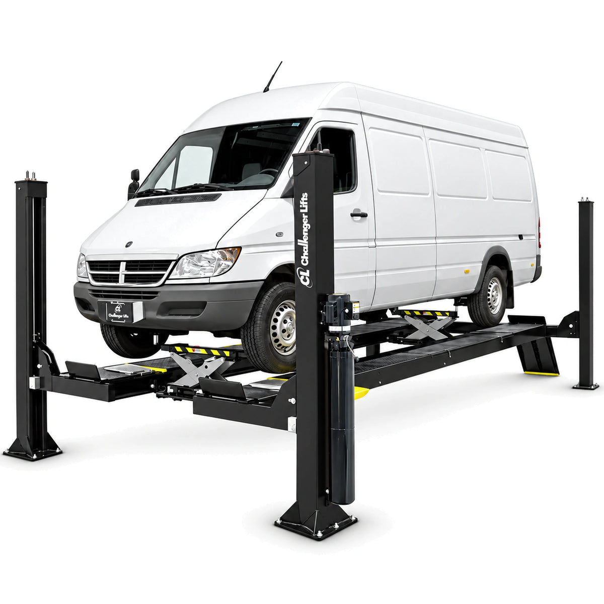 Challenger AR4115EAO Four Post Alignment Lift 15000 lb Open Front