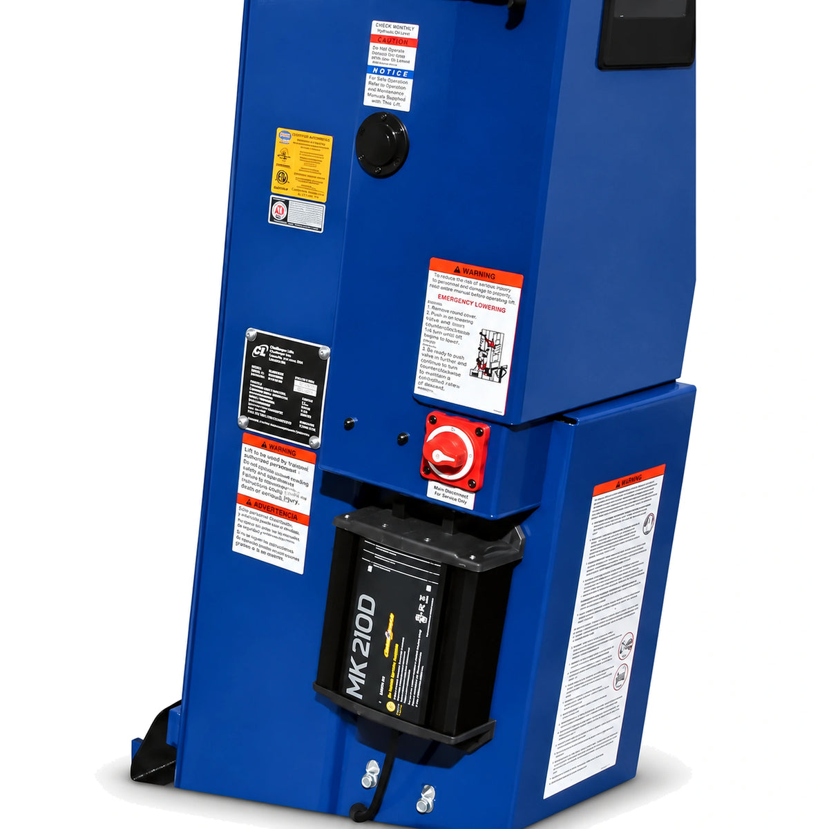 Challenger CLHM-190 Mobile Column Lift 19,000 lb Wireless