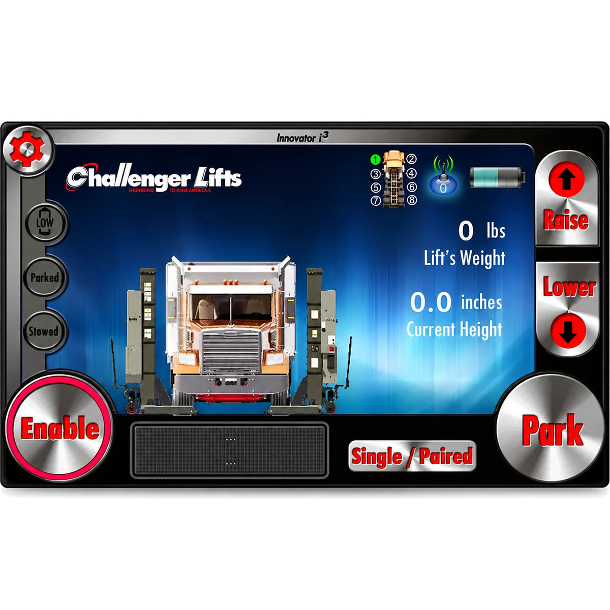 Challenger CLHM-190W Wireless Mobile Column Lift 19,000 lb Wide