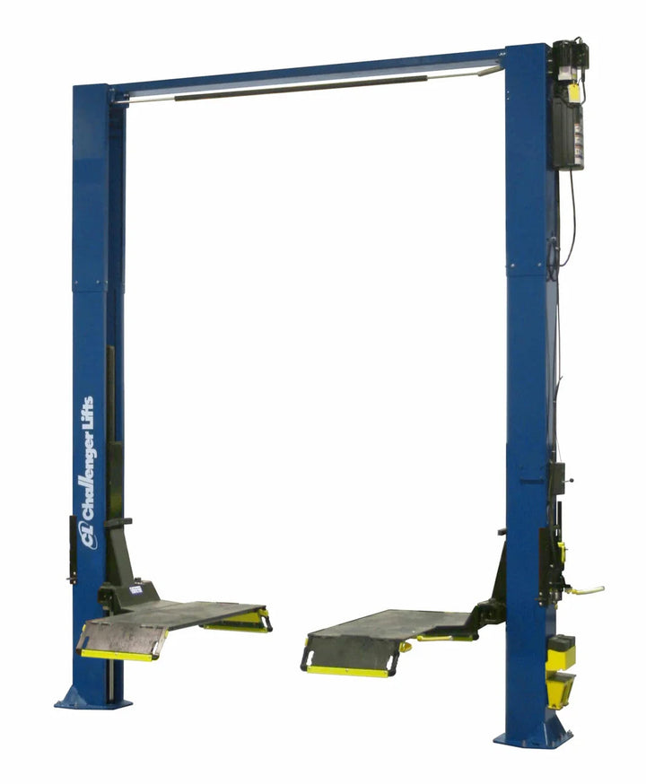 CHALLENGER LIFTS | CL10-XP9-2 | Two Post Lift | 9,000 Lbs Drive On Style Capacity W/ 2ft Extensions