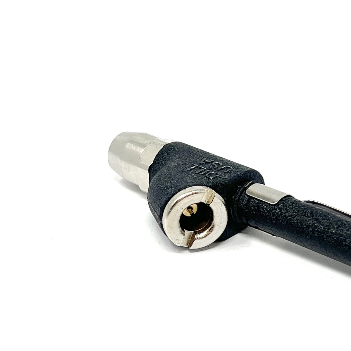 DILL 7263-USA Straight-On Dual Foot Air Gauge, 20-120 PSI, Black