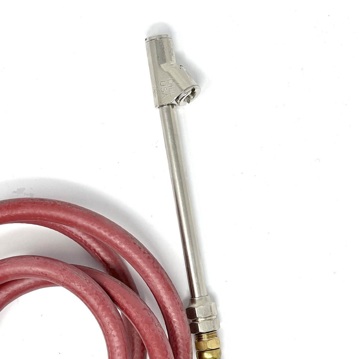 DILL 7266999 Manual Inflator Gauge, Dual Chuck, 6' Hose, 10-150 PSI