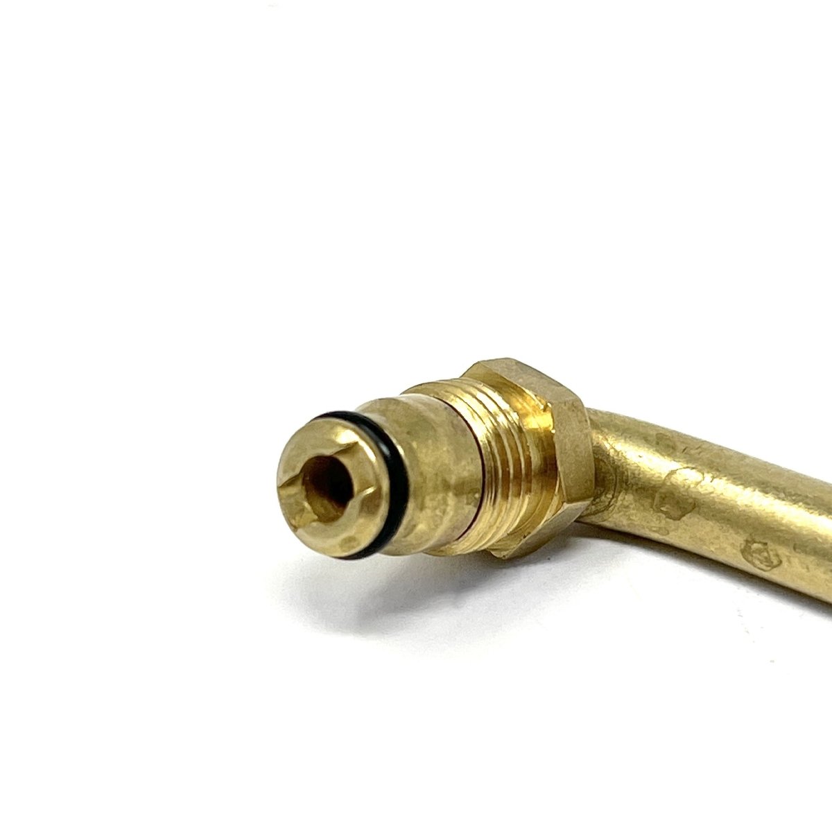 DILL DILL-VS9806USA Large Bore Swivel Stem Valve, 90° Bend, 6" Length, Made in USA