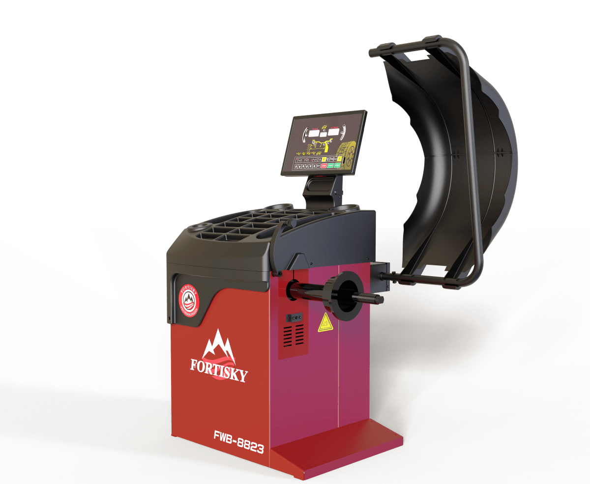 Fortisky 1670-8823 Combo 28" Tilt-Back Tire Changer & 2D Laser Balancer