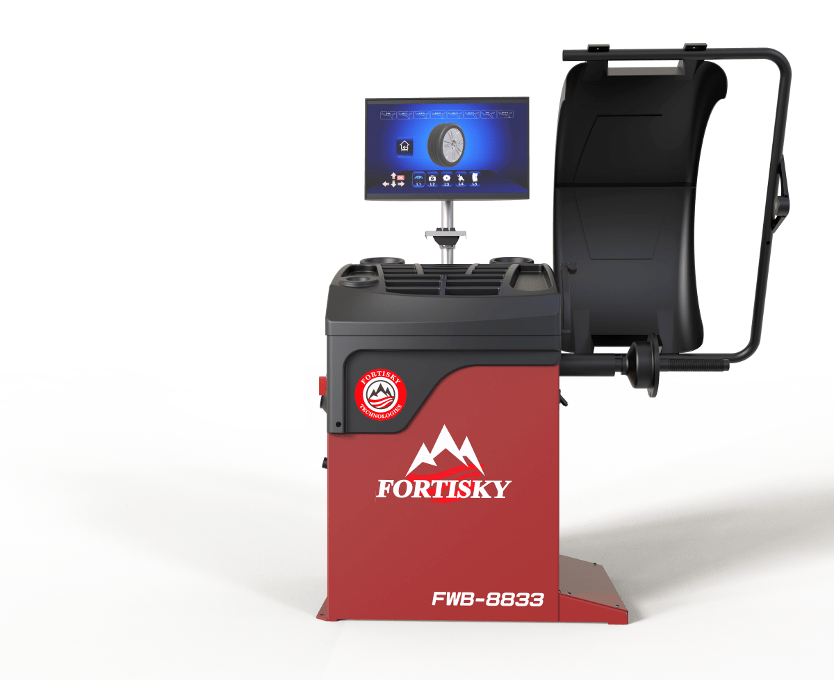 Fortisky T2-8833 Combo 28" Leverless Tire Changer & 3D Radar Wheel Balancer
