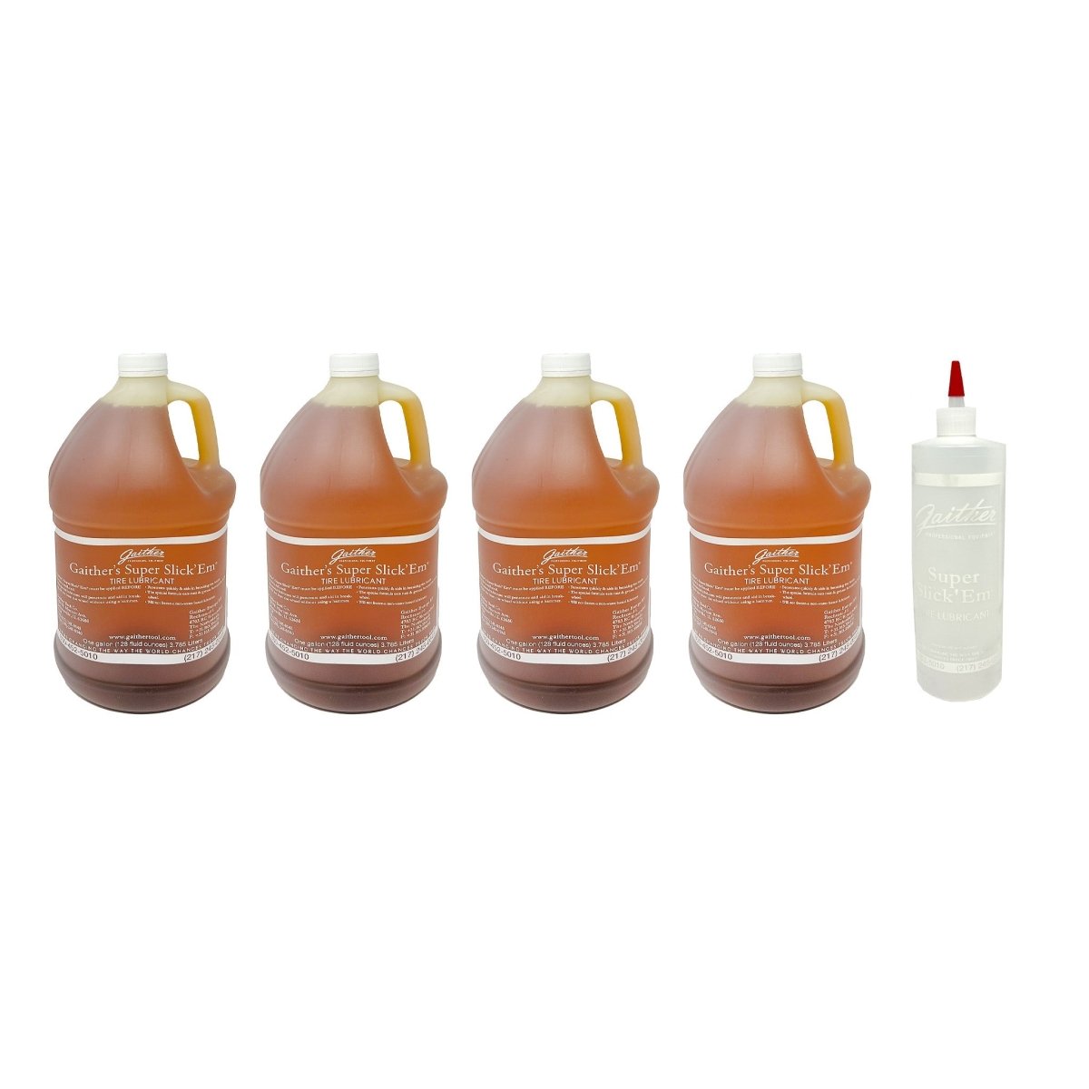 MT-RSR GAI-12904-4 Tire Lubricant, Super Slick'em, 4 Gal w/ Applicator