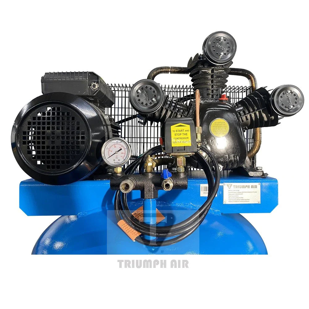 TRIUMPH | NAT-AC80 | 3-Cylinder Single Phase 80 Gallon Air Compressor