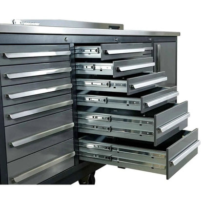 DRAGONFIRE TOOLS 18 Drawer Pro Series 9FT 4 1/4″ Workbench
