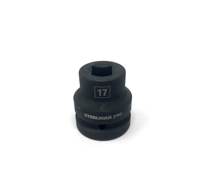 STEELMAN JS-60557 1in DR. 17MM 4-Point Standard Budd Impact Socket