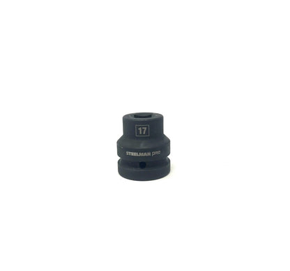 STEELMAN JS-60557 1in DR. 17MM 4-Point Standard Budd Impact Socket