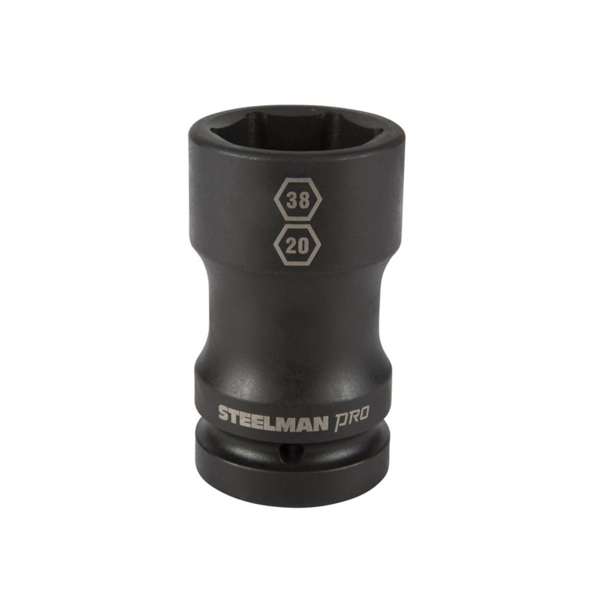 MT-RSR JS-79323 Impact Socket, 1-Inch Drive, 38mm 6-Point & 20mm 4-Point Combo Budd Wheel