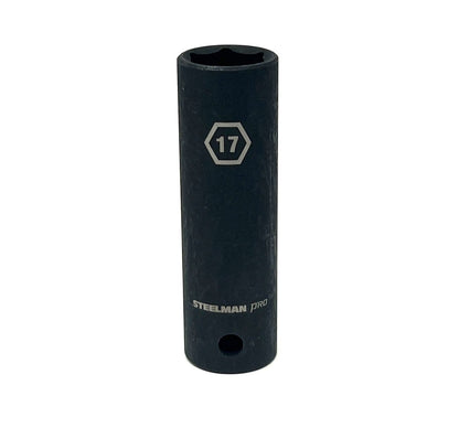 STEELMAN JS-79403 17mm Extra Thin Wall 1/2" Drive