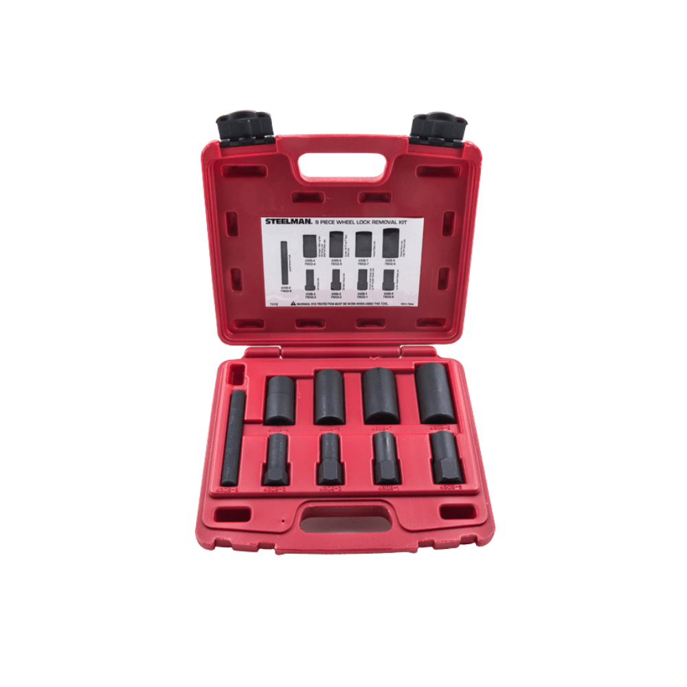 STEELMAN JS-75032 9 Piece Hubcap + Wheel Lock Removal Kit